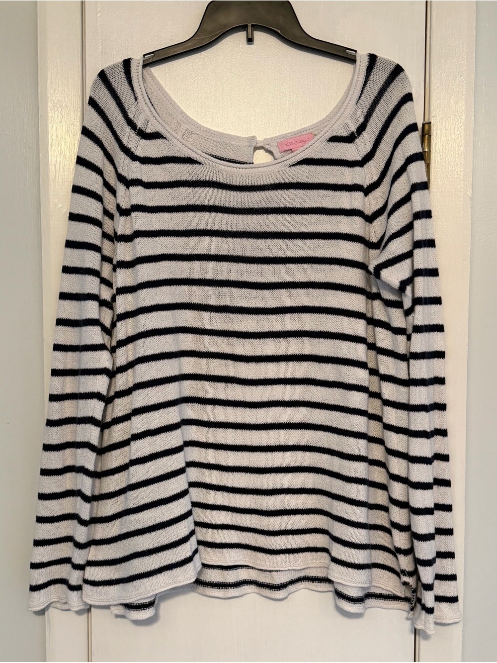 Lily Pulitzer Petrina Sweater Coconut Coastal Shell Stripe